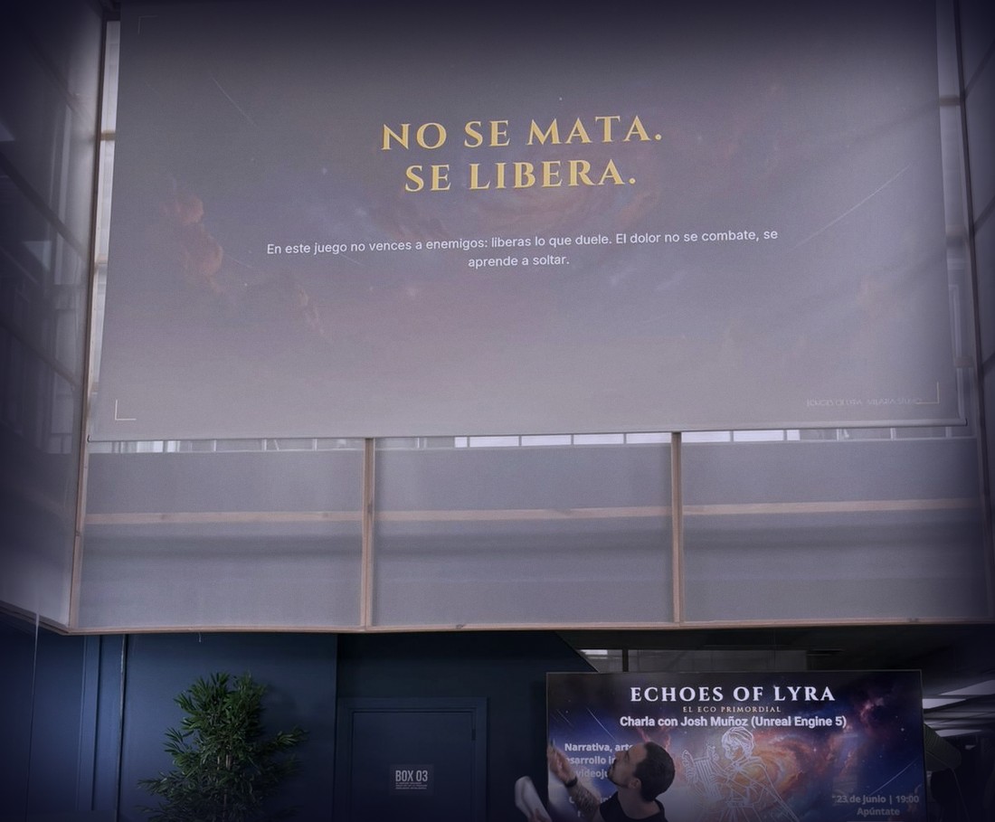"No se mata, se libera" en pantalla