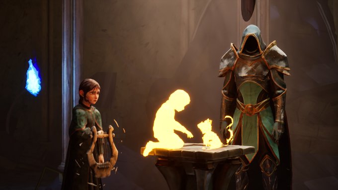 Lyra, Caelum and the memory